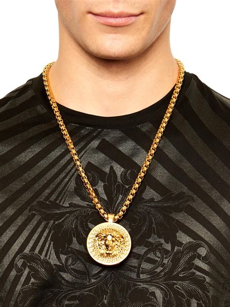 men versace earring|Versace necklace for men.